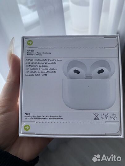 Беспроводные наушники apple airpods 3 копия 1:1