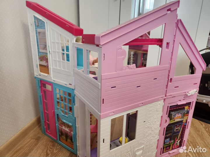 Кукольный домик для барби с мебелью