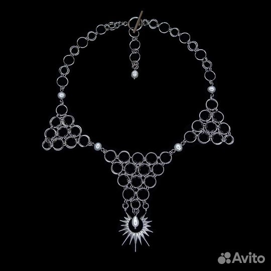 Эльфийский чокер кольчуга сталь