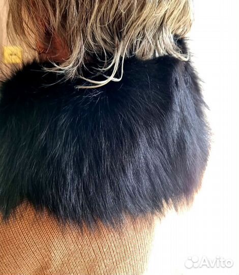Шкурка мех натуральный енота на опушку воротник