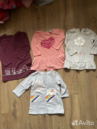 Платья для девочки пакетом 86