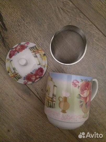 Чашка заварочная с ситечком