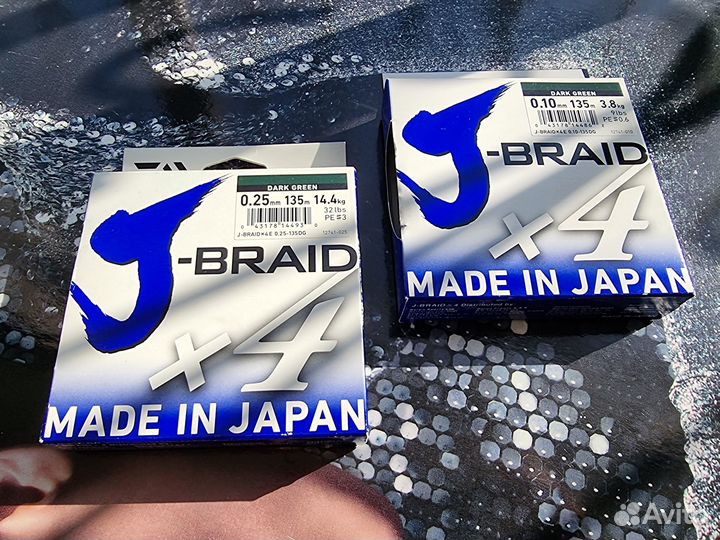 Шнур Daiwa J-Braid X4 135м