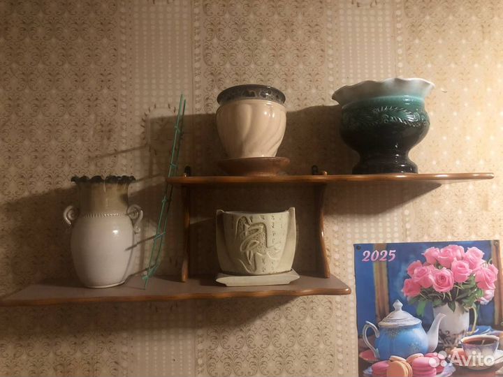 Ваза керамическая для цветов ручной работы