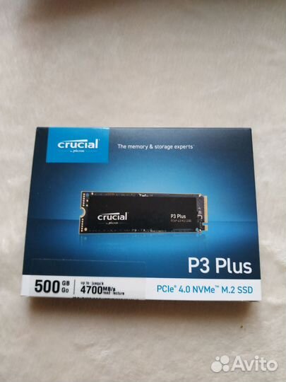 Накопитель SSD Crucial P3 Plus M.2 2280 500GB