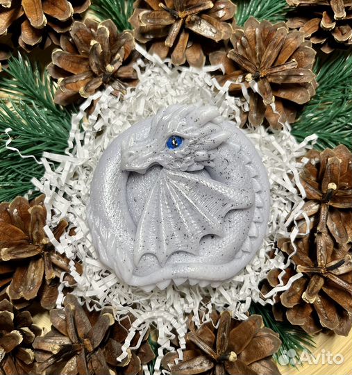 Мыло Дракон. Ручная работа. Подарок на Новый год