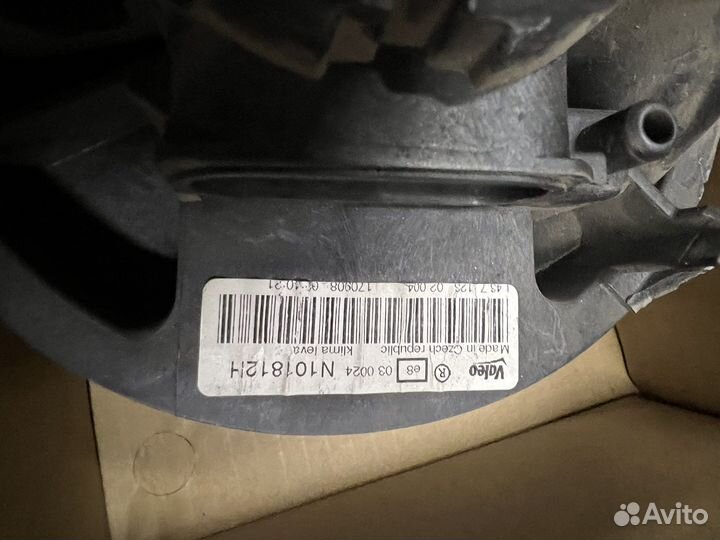 Вентилятор печки peugeot 107