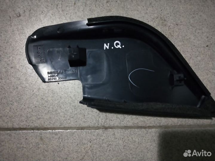 Обшивка зеркала бокового Nissan Qashqai J10
