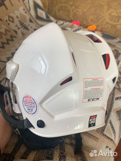 Шлем хоккейный взрослый ccm 50 l