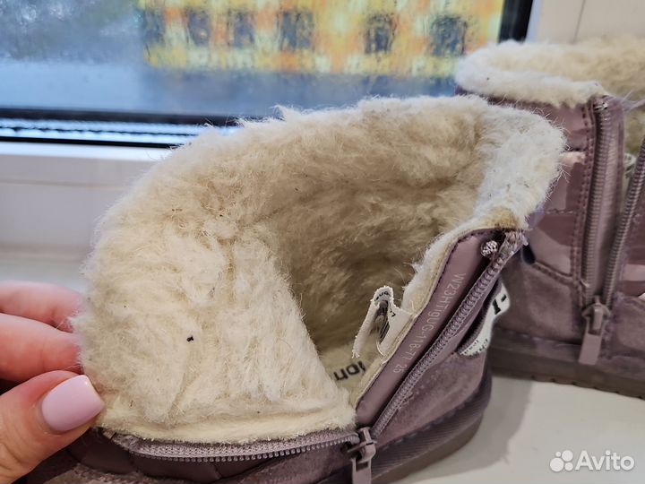 Сапоги зимние для девочки 25 размер