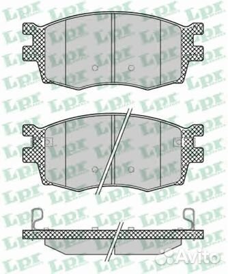 05P1345 Колодки тормозные дисковые