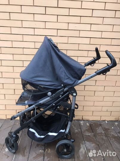 Прогулочная коляска peg perego si blue denim