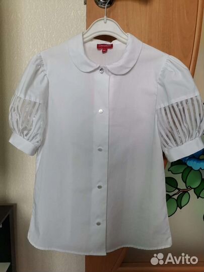 Блузка школьная новая 146 р