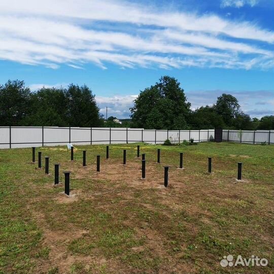 Винтовые сваи.Монтаж под ключ