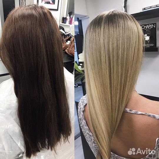 Премиум окрашивание волос, 23 года стаж, гарантия