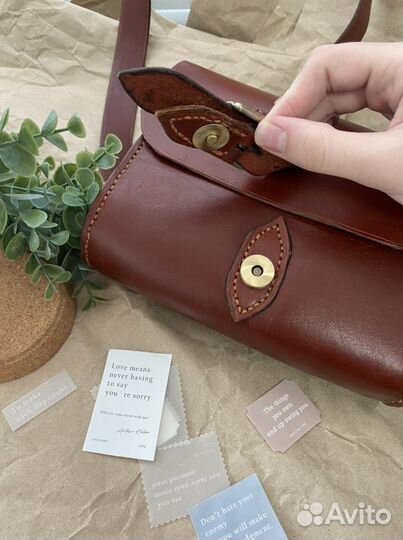 Кожаная сумка
