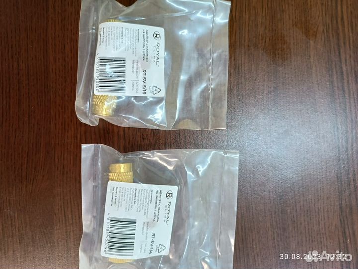 Адаптер для шланга с нажимом на ниппель 1/4, 5/16