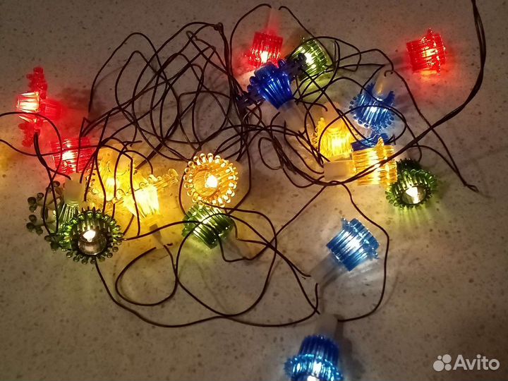 Гирлянды новогодние.ссср