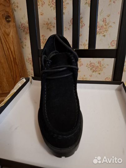 Ботильоны из натуральной кожи/замша