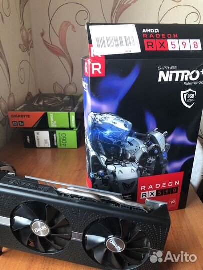 Видеокарта rx 590 8gb sapphire nitro +