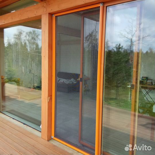 Сетка москитная Гармошка на террасу