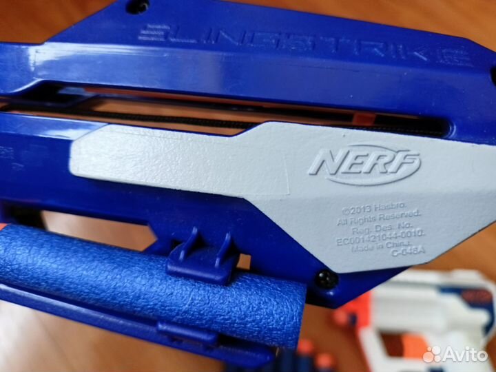 Два бластера Nerf + 9 патронов