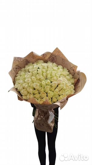 Розы 101 штука 70 см