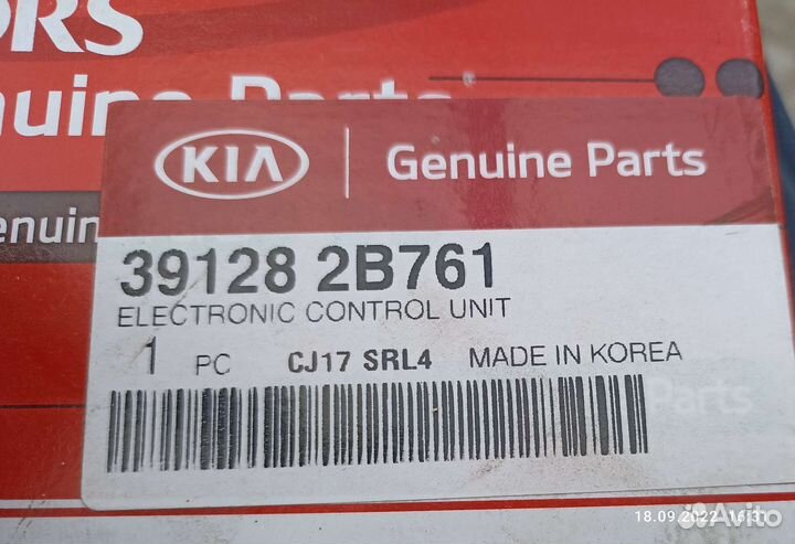 Блок управления двигателем 391282В761