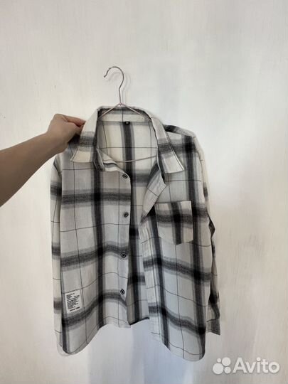 Клетчатая рубашка мужская