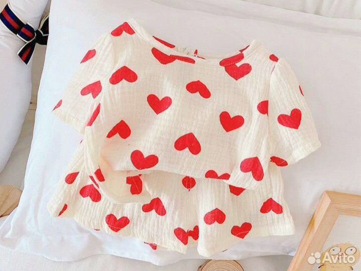 Костюм из муслина для девочки