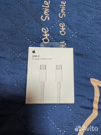 Оригинальная зарядка и кабель Apple