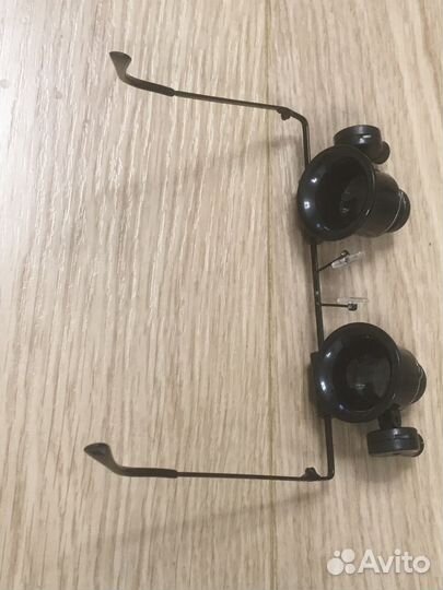 Очки лупа с подсветкой. Бинокулярные линзы (20-х)