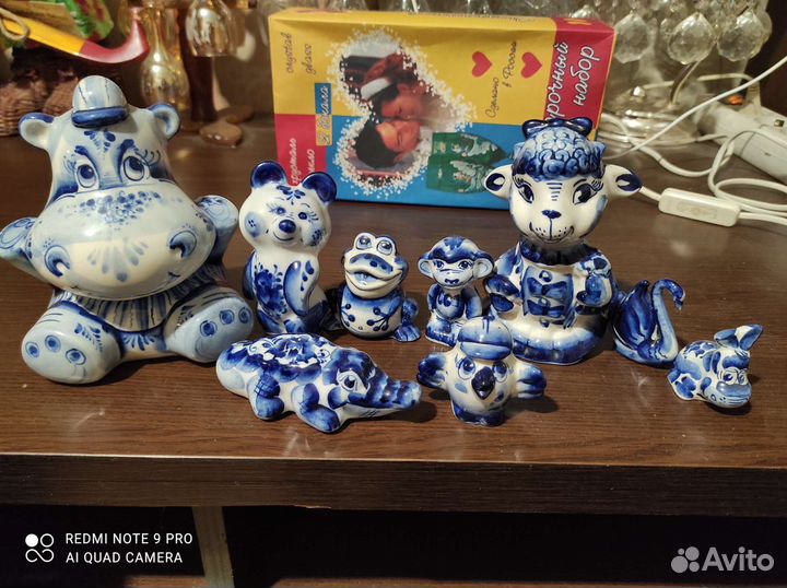 Фигурки гжель