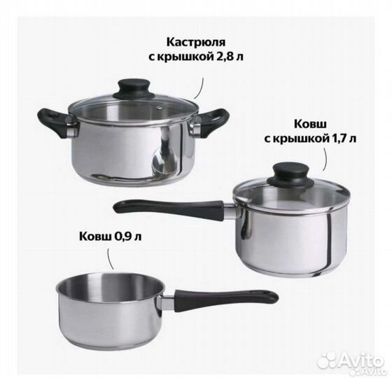 Набор кастрюль Икея серии annons