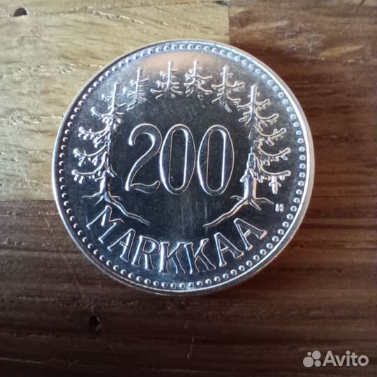 Финляндия 200 марок, 1958