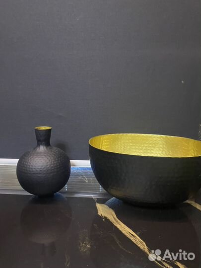 IKEA ваза металлическая