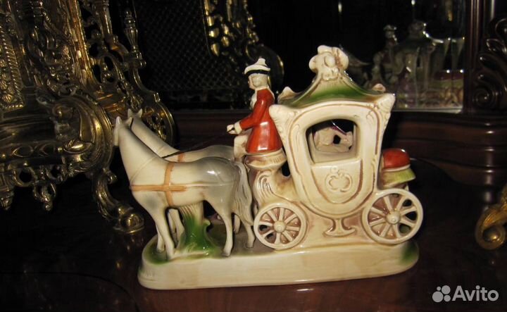 Карета Gräfenthal Грефенталь Германия Фарфор