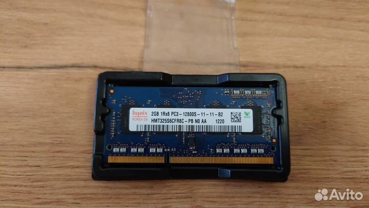 Модуль памяти Hynix DDR3 2Gb PC3-12800S