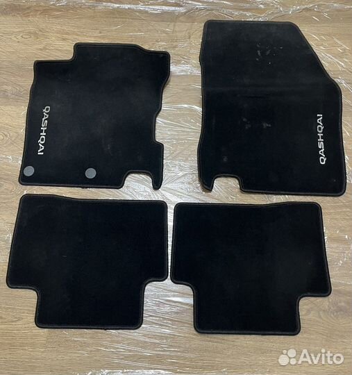 Автомобильные коврики ворсовые nissan qashqai j11