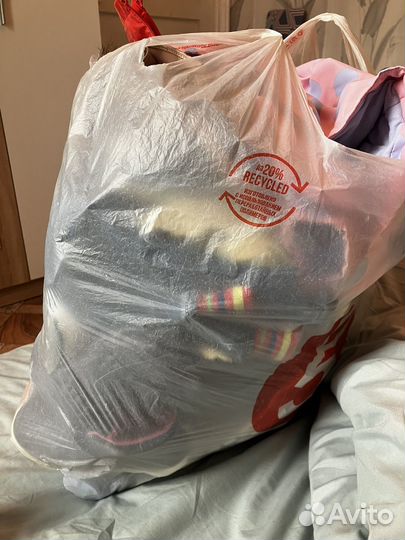 Вещи пакетом на девочку 80 86 92