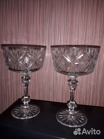 Креманницы мороженницы хрусталь СССР