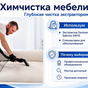 Химчистка мебели после животных запахи/пятна