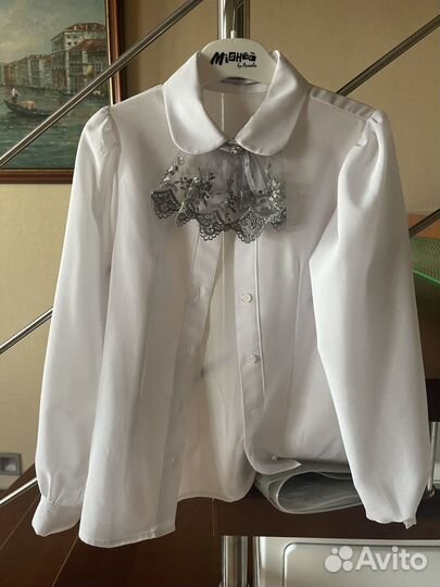 Блузки для девочек 1-4 класс