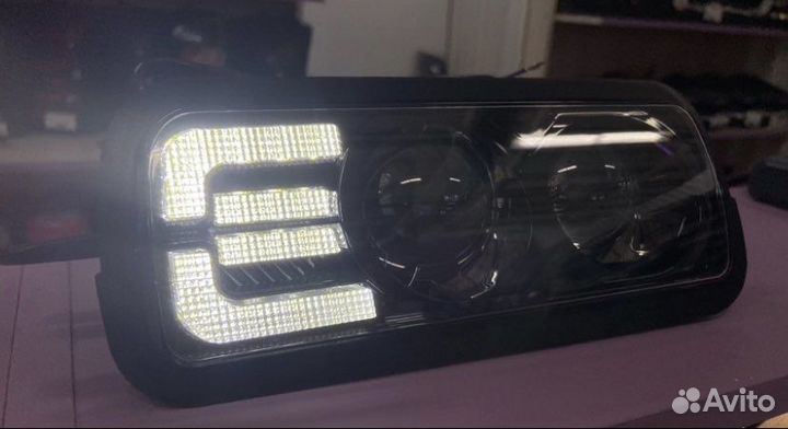 Подфарники на ниву led NEW линзы