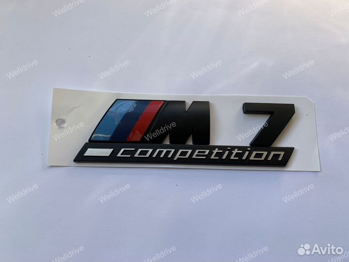 Шильдик BMW M7 Competition BMW 7 F02 матовый