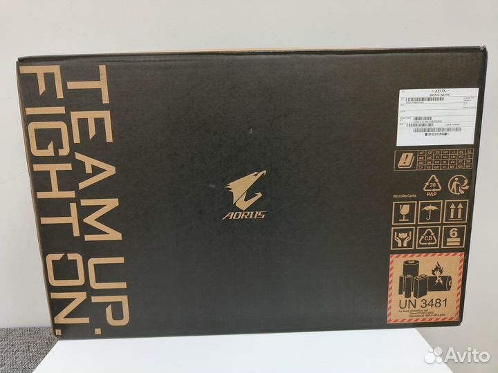 17.3 Gigabyte Aorus i5-12500H/16gb/512gb/rtx 4070
