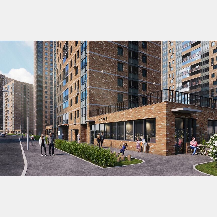 2-к. квартира, 55,8 м², 23/27 эт.