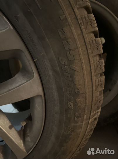 R17 Michelin XZY-2 225/60, PCD 5x120 DIA 38