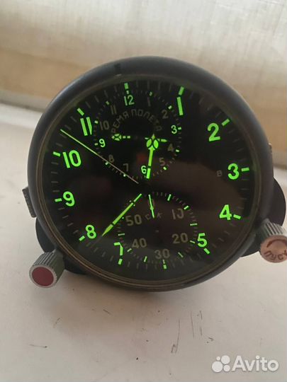 Часы авиационные, ачс-1 с хранения