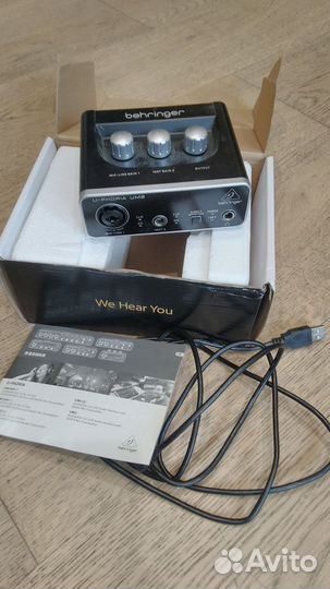 Микрофон behringer c1 + u-phoria um2